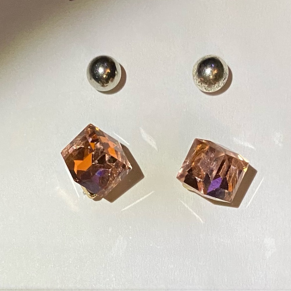 Stud Earrings 2 Piece Set